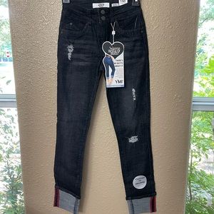 YMI mid rise black jeans